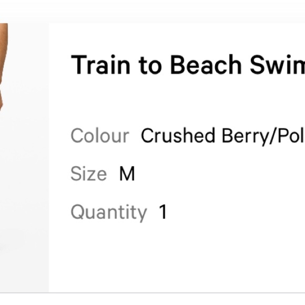 Men’s Lululemon swim shorts 8”